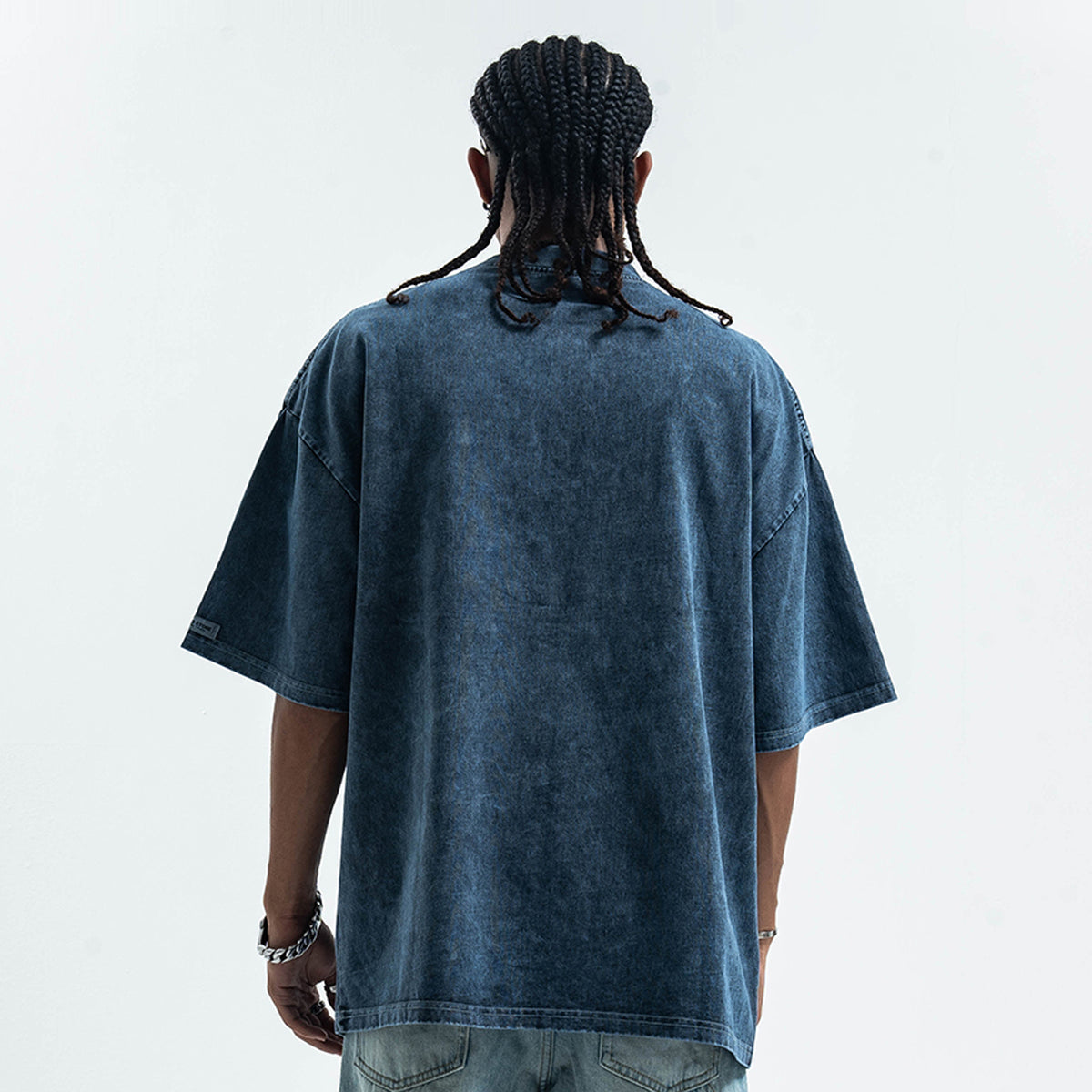 Vintage Tunechi t-shirt retro hip-hop tee grunge rapper top in grey