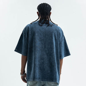 Vintage Tunechi t-shirt retro hip-hop tee grunge rapper top in grey