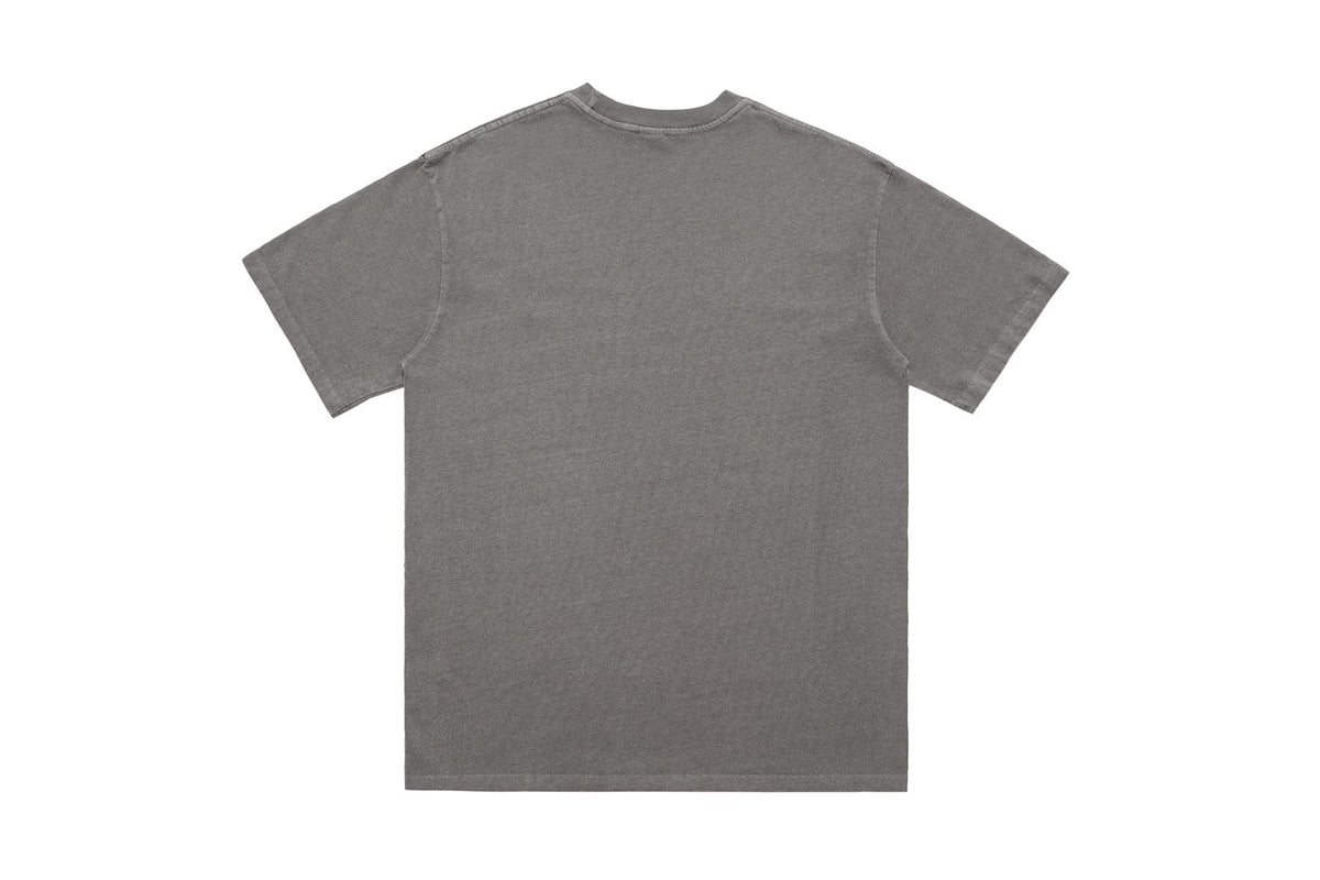 Dog t-shirt puppy print top retro cartoon tee animal jumper in grey