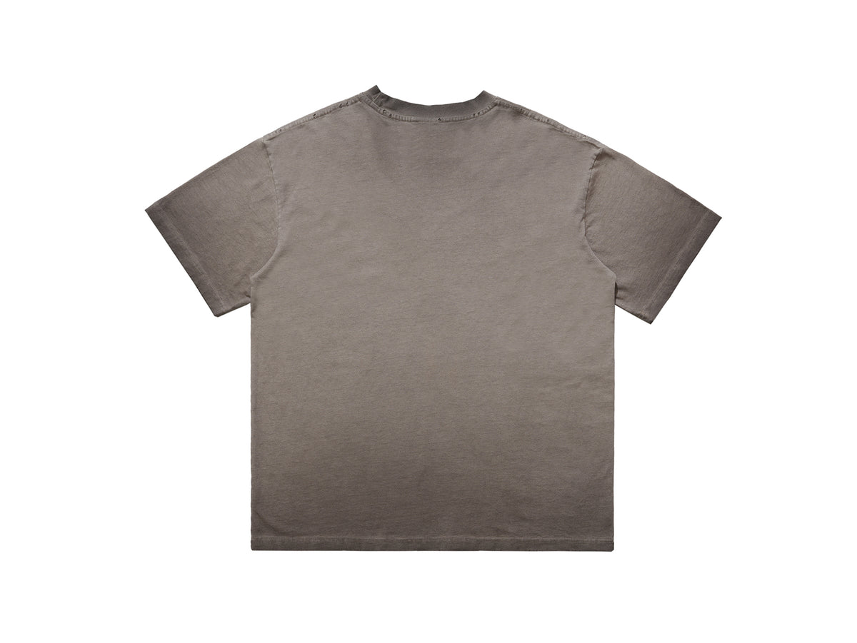 Anti war t-shirt peace slogan top hippie tee in beige