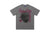 Arabic t-shirt hip-hop tee grunge rapper top in grey