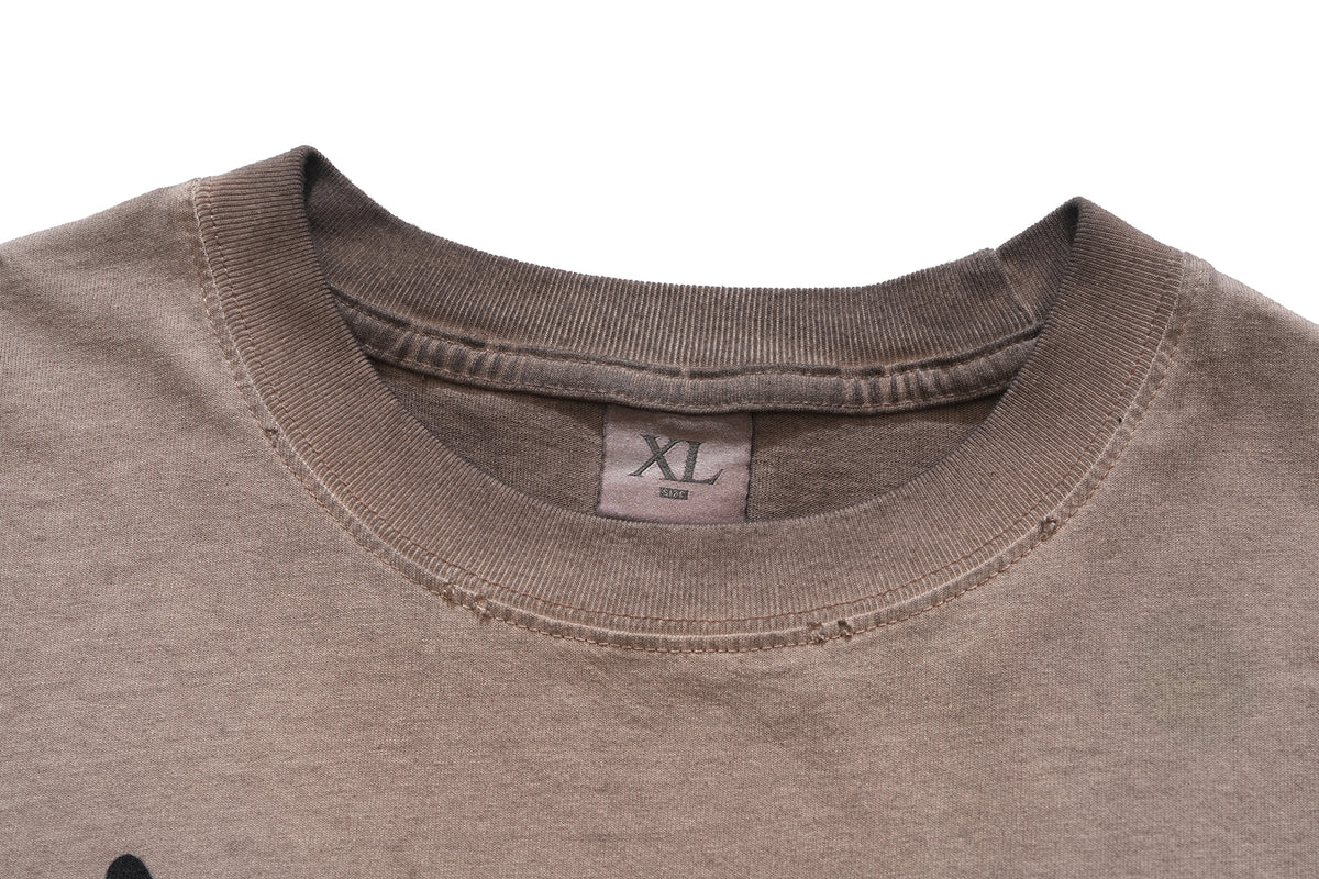 Hungry Doberman t-shirt pinscher print tee retro dog top in Crame