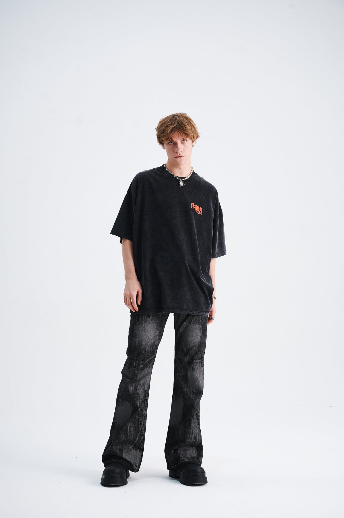 Panda t-shirt animal mprint top koala top in black