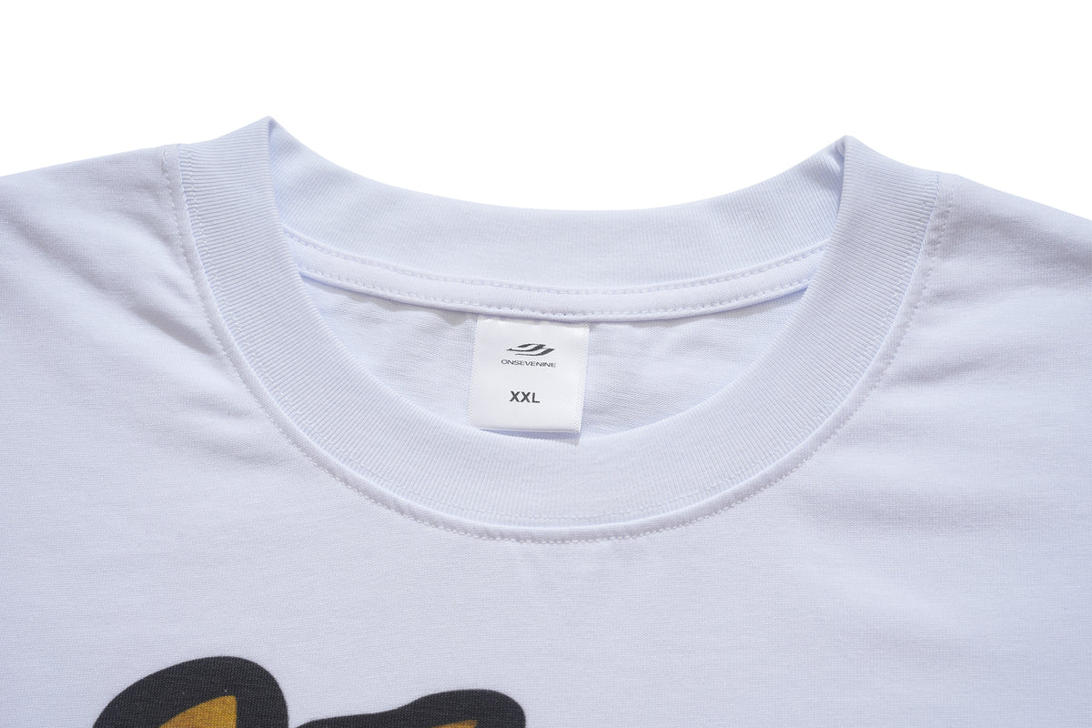 Money t-shirt cat cartoon top retro gangster tee in white