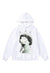 Queen hoodie Elizabeth pullover premium grunge jumper white