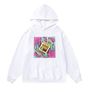 PlayStation hoodie retro computer pullover raver game jumper