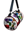 Gay gym bag LGBT slogan sports holdall rainbow bag in white