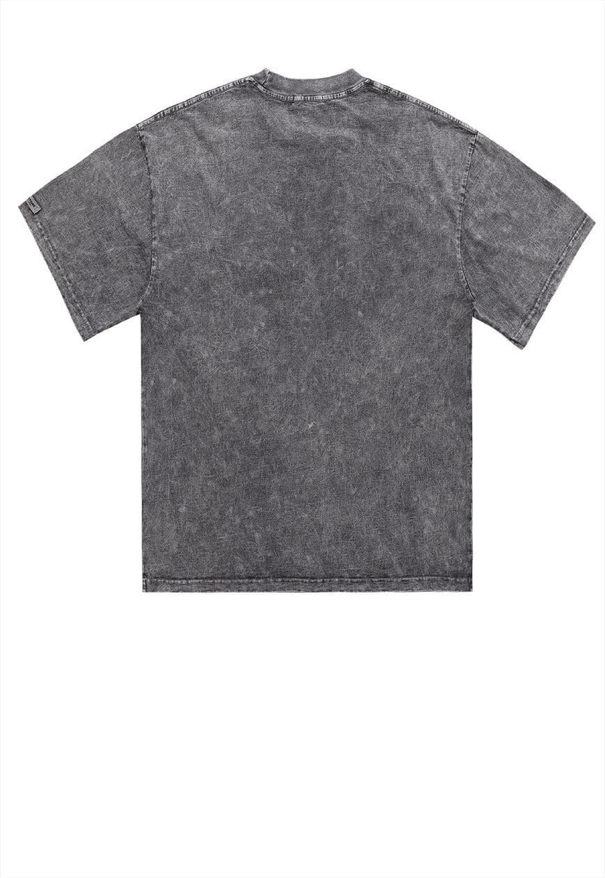 Hawaii t-shirt vintage poster print tee 90s retro top grey