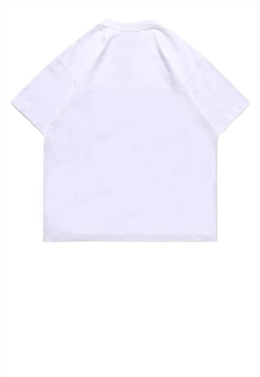 Wolverine print t-shirt Gothic tee Horror monster top white