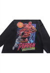 Scottie Pippen sweater knitted distressed basketball jumper