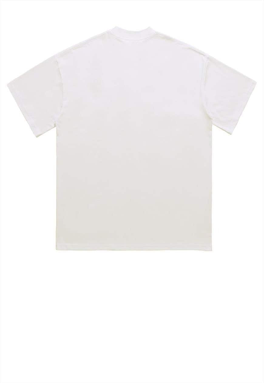 Black lives t-shirt vintage poster tee 90s raver top white