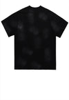 Saint youth t-shirt raver print tee hip-hop top tiedye black