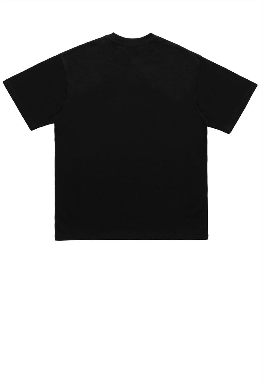 Retro t-shirt vintage poster print tee Guns roses top black