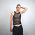 Sequin tank top mesh embellished sleeveless t-shirt transparent body hugging jumper luxury embroidered tee transparent going out surfer vest