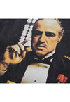 Godfather t-shirt retro movie tee Mafia top in vintage grey