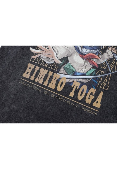 Himiko Toga t-shirt anime tee retro Japanese cartoon top