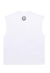 Gothic sleeveless t-shirt retro punk tank top surfer vest