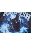 Horror print hoodie Ambush slogan pullover creepy jumper