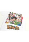 Dragon ball t-shirt Anime tee Japanese retro DBZ top white