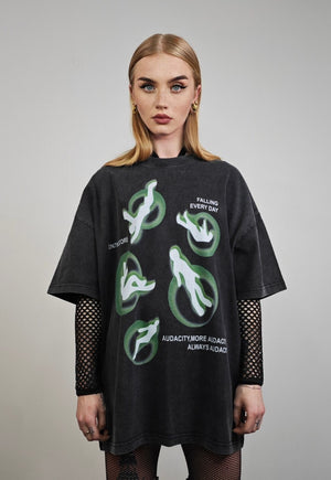 Psychedelic PRINT vintage wash t-shirt sample sale 3 for 2