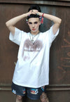 Virgin Mary t-shirt saint print fee grunge top in white