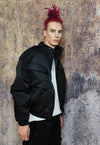 Motorcycle bomber gorpcore utility MA1 cargo biker jacket