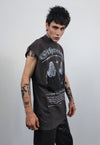 Scary tank top surfer vest retro Gothic sleeveless t-shirt