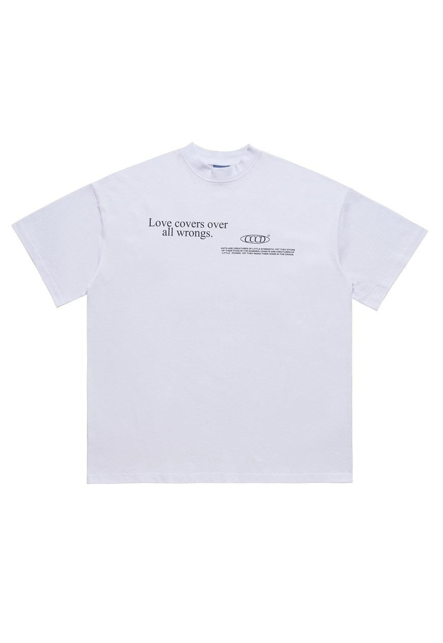 Grunge poster t-shirt retro punk tee utility top in white