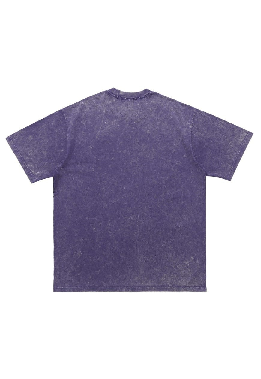 Spiky bear t-shirt gothic tee retro teddy grunge top purple