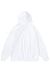 Gothic hoodie sword top slogan premium jumper in white