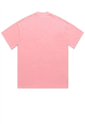 Vortex t-shirt science geek tee retro raver top pastel pink