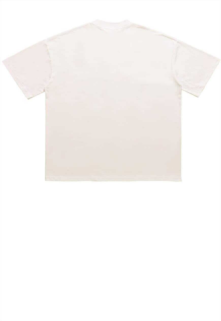 Destroy slogan t-shirt grunge earth tee retro Gothic top