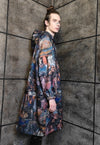 Baroque print jacket handmade religion windbreaker in multi