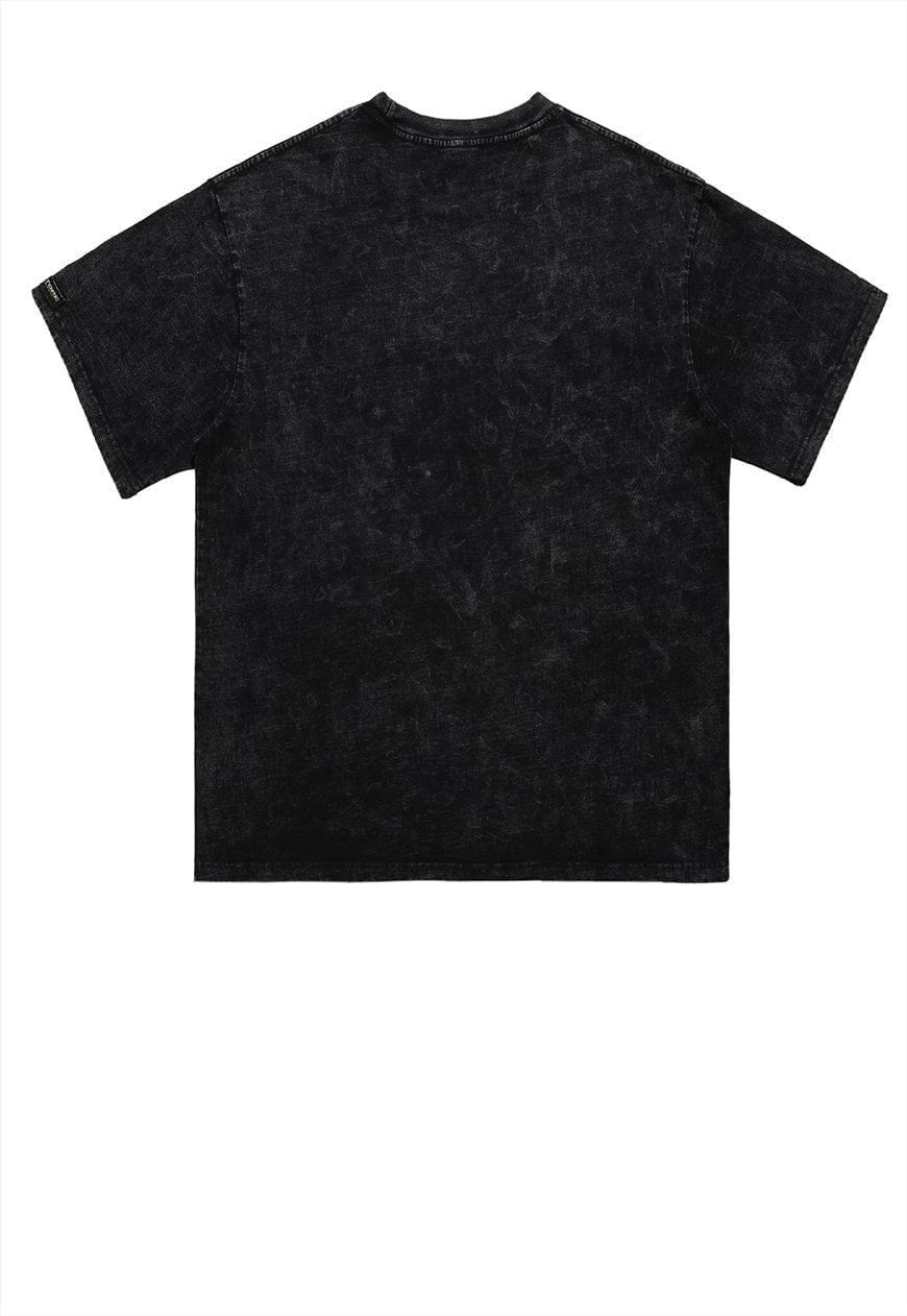 Robocop t-shirt grunge robot tee retro movie top in black