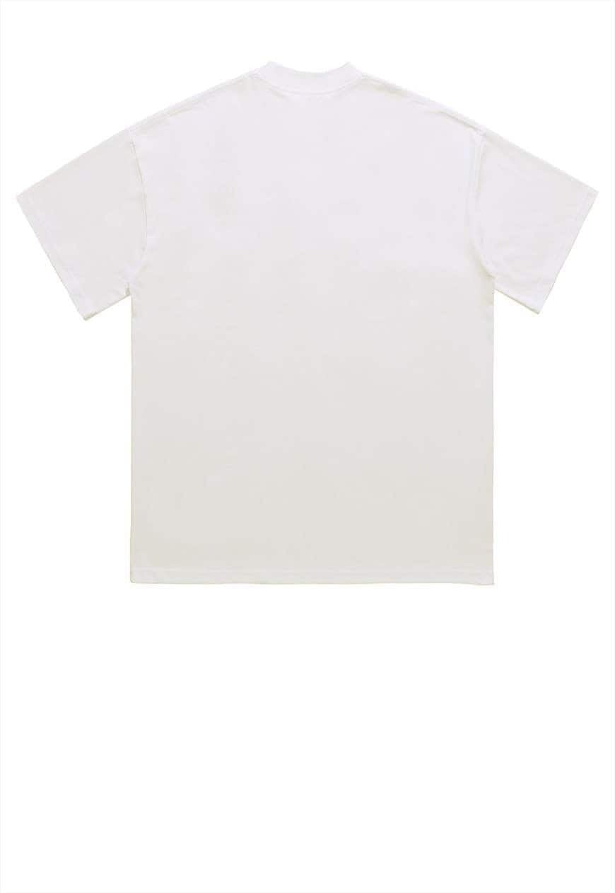 Punk bear t-shirt vintage teddy print tee gloomy slogan top