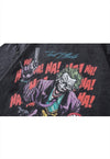 Joker long sleeve top clown print jumper hip-hop tee in grey