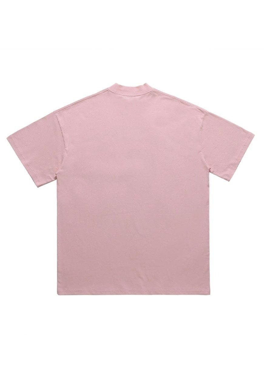 Retro poster t-shirt Playboy print tee skater top in pink