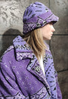 Paisley bucket hat fleece fisherman hat handmade bandana cap