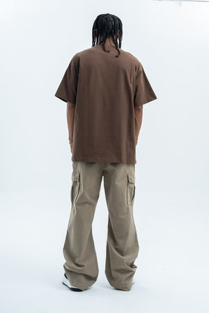 Psychedelic t-shirt graffitit top escape slogan tee raver jumper in black