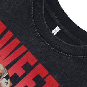 Saweetie sleeveless t-shirt vintage rapper vest hip-hop tank top in acid wash black