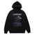 Cyber punk hoodie monster print pullover grunge raver top