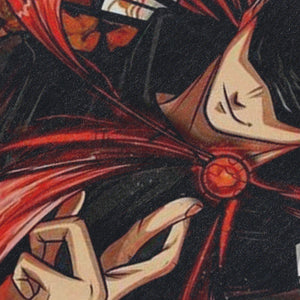 Kinky anime sleeveless t-shirt vintage Japanese vest retro cartoon tank top in acid wash black