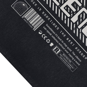 Silence slogan sleeveless t-shirt Greek god surfer vest retro ancient poster tank top in acid wash black