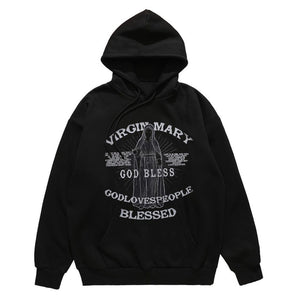 Ouija board hoodie Gothic pullover saint top blessed jumper