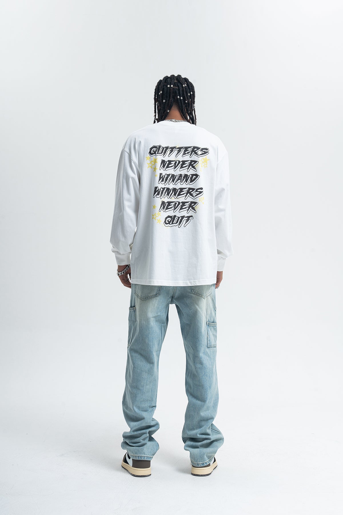 Cyberpunk long sleeve top virtual reality t-shirt in green