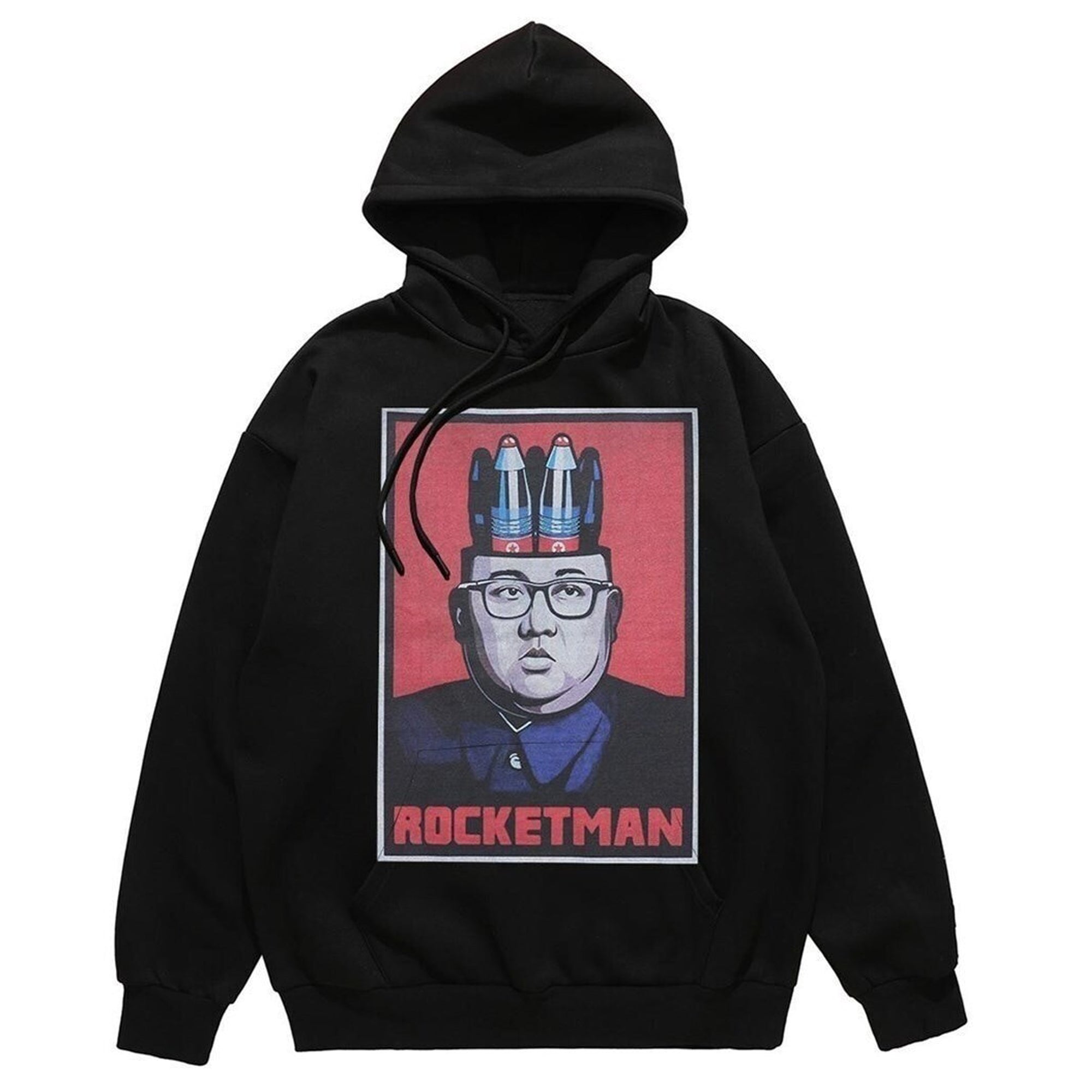 Rocket man hoodie Korean pullover raver top grunge jumper