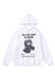 Punk hoodie gas mask pullover grunge top rave slogan jumper