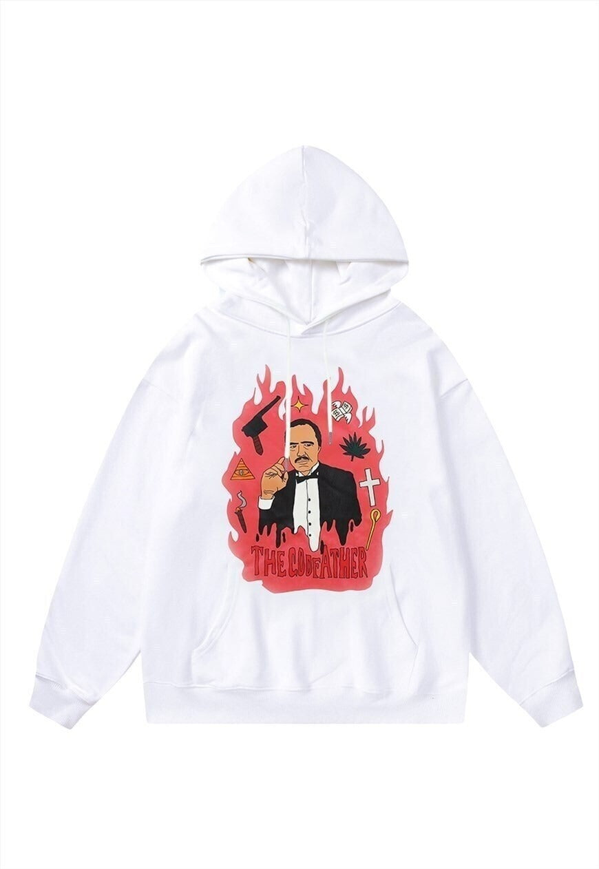 Godfather hoodie mafia pullover premium grunge jumper