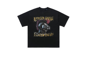 Cyberpunk t-shirt grunge raver tee virtual reality top in black