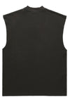 Punk print tank top surfer vest retro sleeveless t-shirt